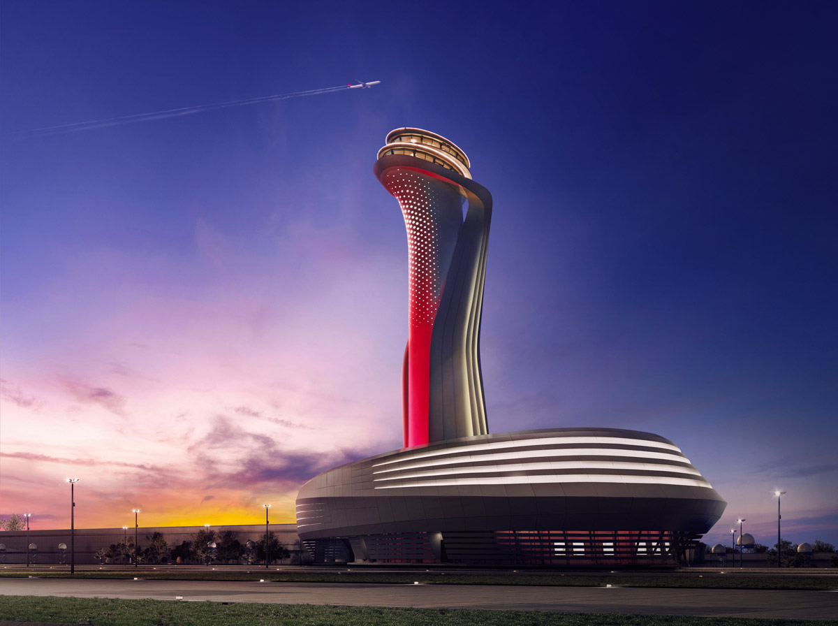 ATC Tower Istanbul Airport Pininfarina