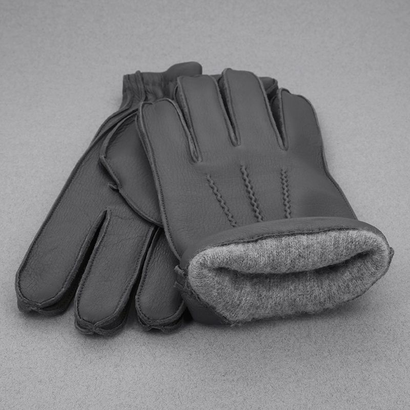 The Nines Paris gants cuir et cachemire