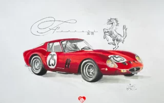 Ferrari 250 GTO illustration RB25